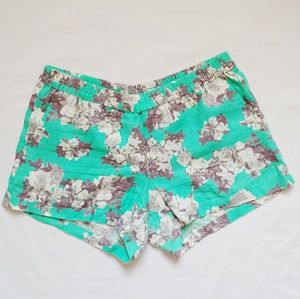 NWOT Mint Floral Shorts Size L